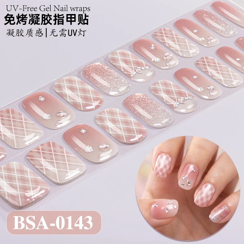 Bandes gel BSA-0143, collection GLAMËA Beauty