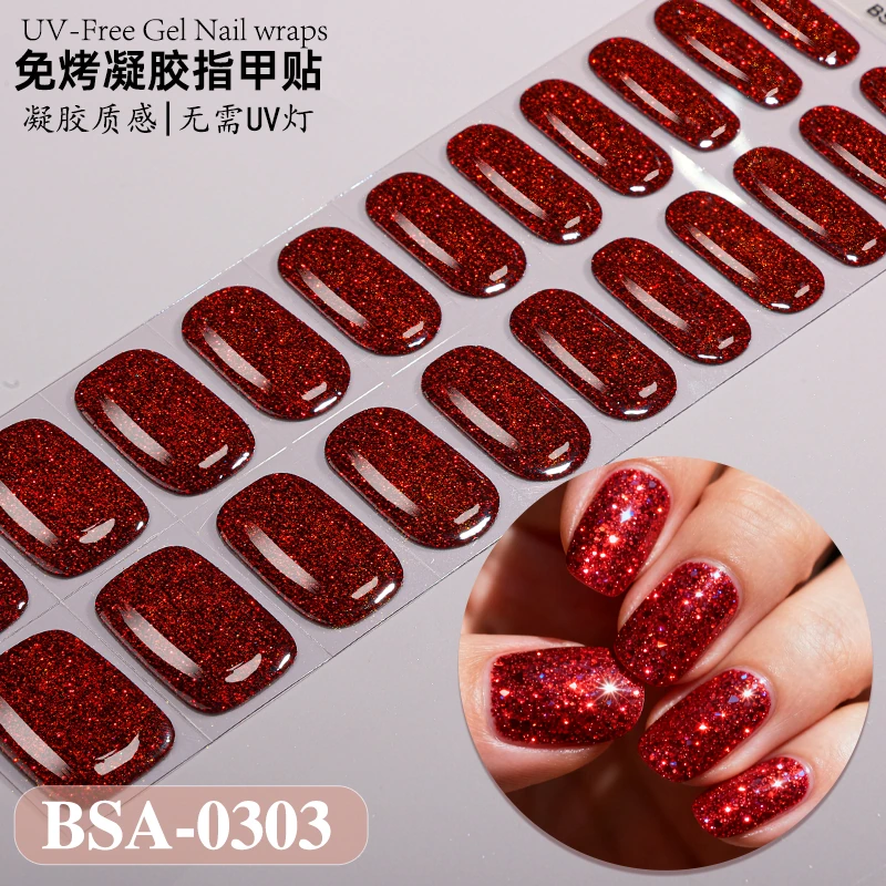 Bandes gel BSA-0303, collection GLAMËA Beauty