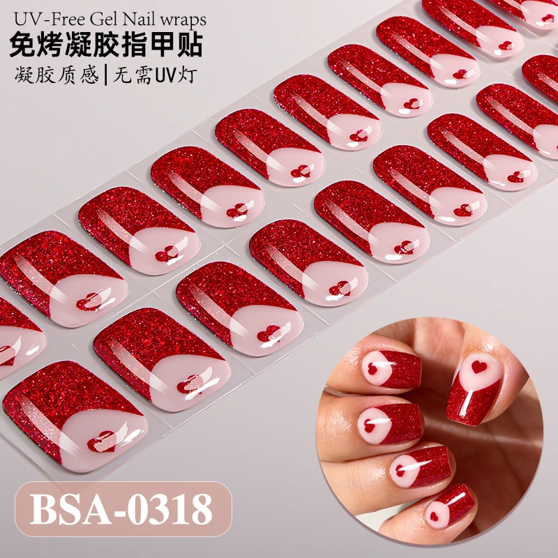 Bandes gel BSA-0318, collection GLAMËA Beauty