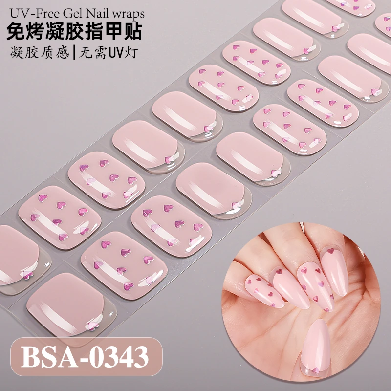 Bandes gel BSA-0343, collection GLAMËA Beauty