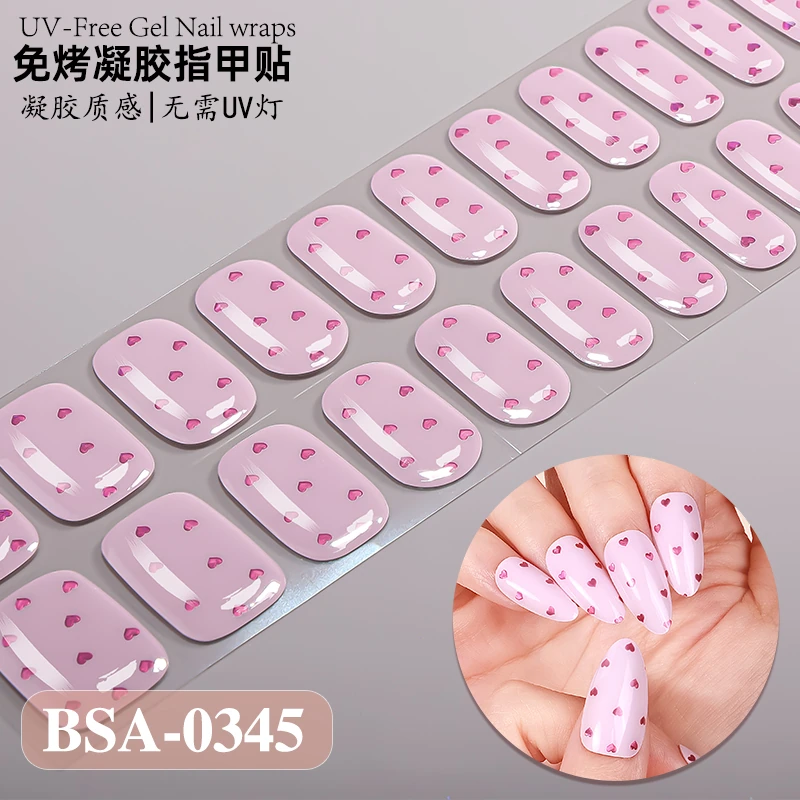 Bandes gel BSA-0345, collection GLAMËA Beauty