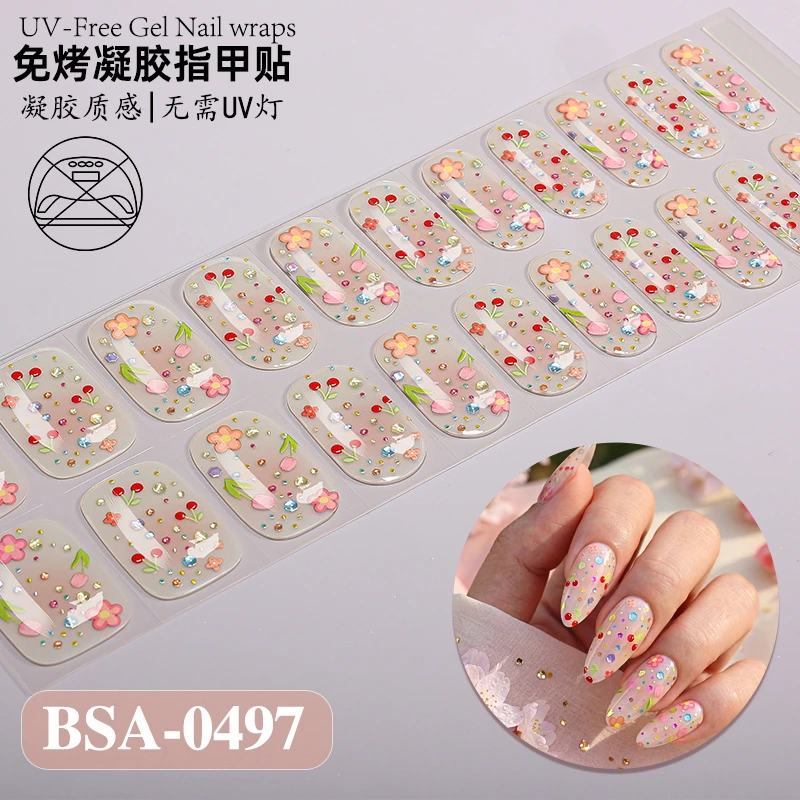 Bandes gel BSA-0497, collection GLAMËA Beauty