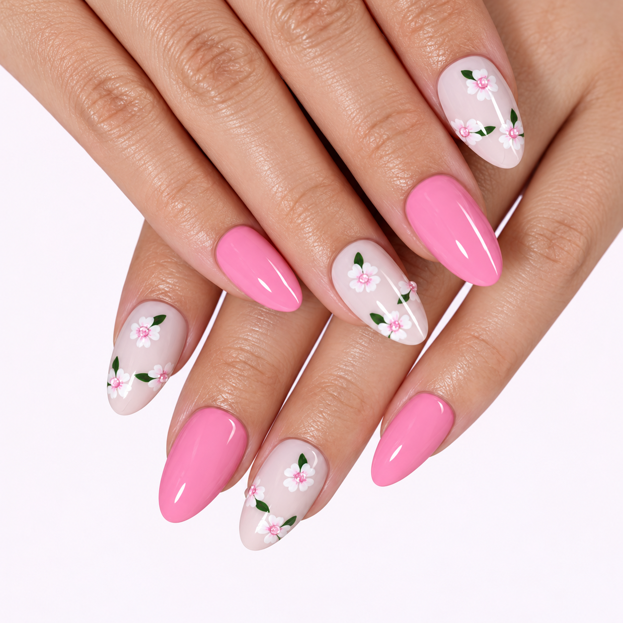 Capsules Floraison sur les mains